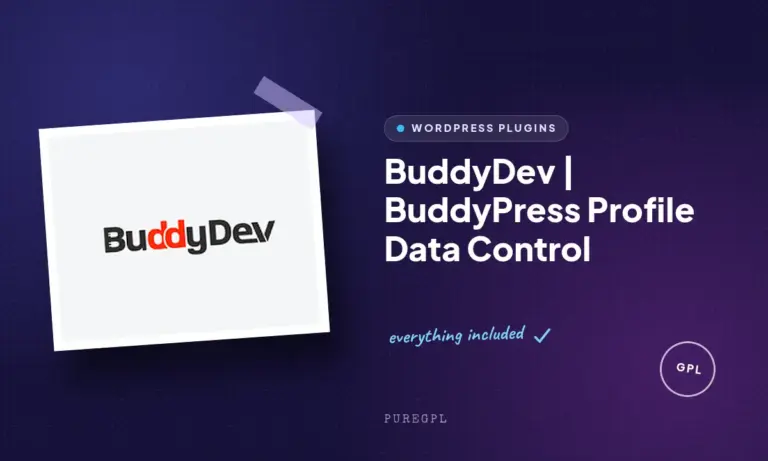 buddydev buddypress profile data control