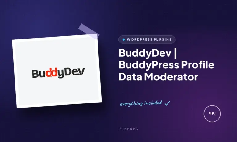 buddydev buddypress profile data moderator