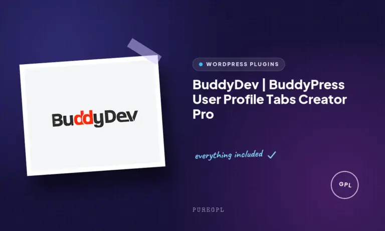 buddydev buddypress user profile tabs creator pro