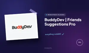 buddydev friends suggestions pro