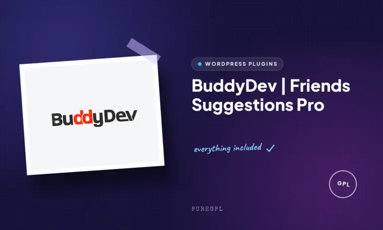 buddydev friends suggestions pro