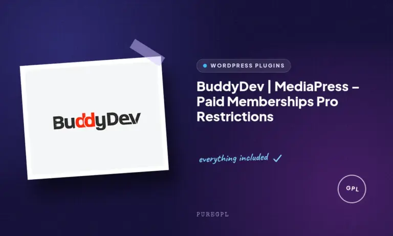 buddydev mediapress paid memberships pro restrictions