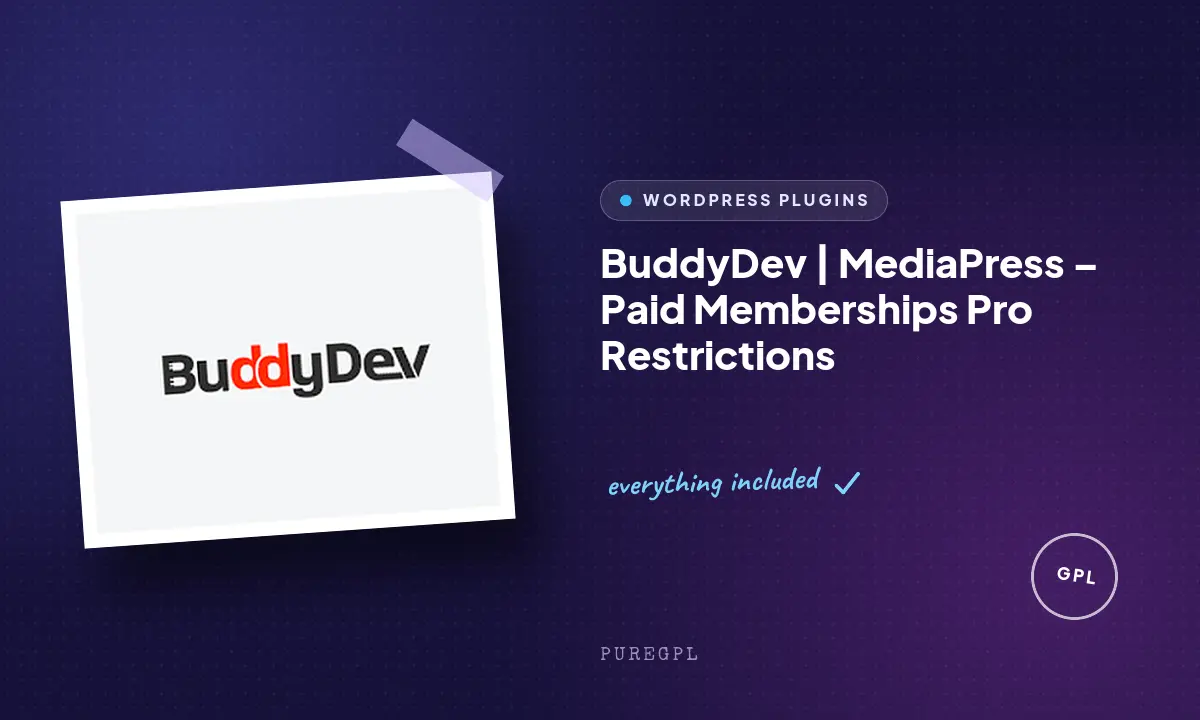 BuddyDev | MediaPress – Paid Memberships Pro Restrictions