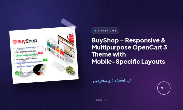 buyshop responsive multipurpose opencart 3 theme with mobile specific layouts