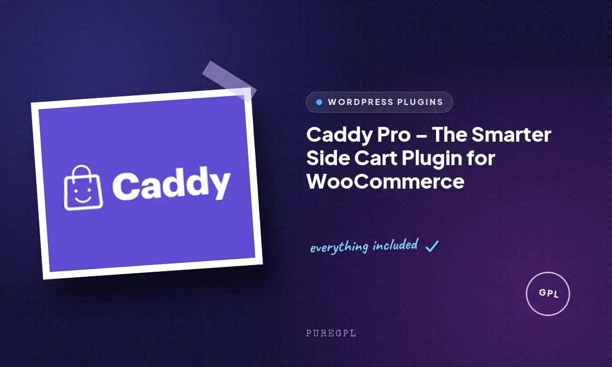 Caddy Pro – The Smarter Side Cart Plugin for WooCommerce