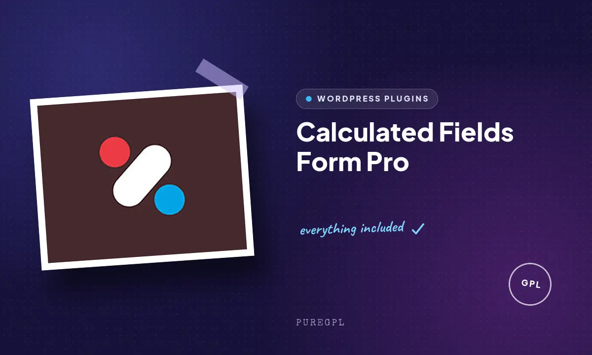 Calculated Fields Form Pro