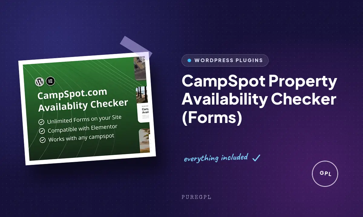 CampSpot Property Availability Checker (Forms)