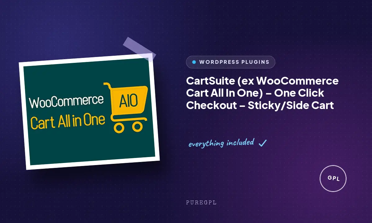 WooCommerce Cart All in One – One click Checkout – Sticky | Side Cart