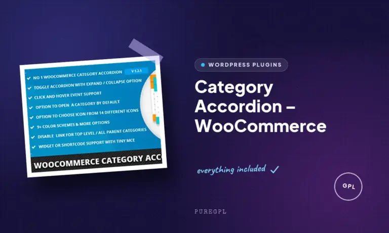 category accordion woocommerce