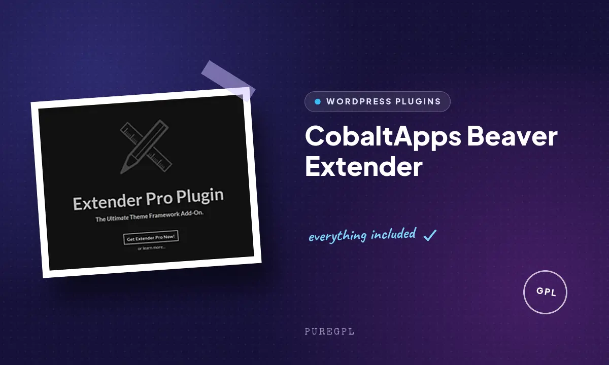 CobaltApps | Beaver Extender