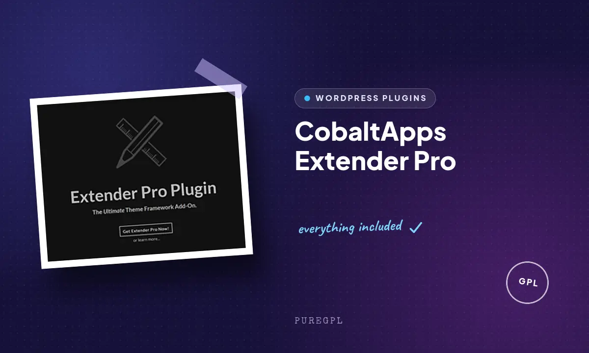 Cobaltapps | Extender Pro