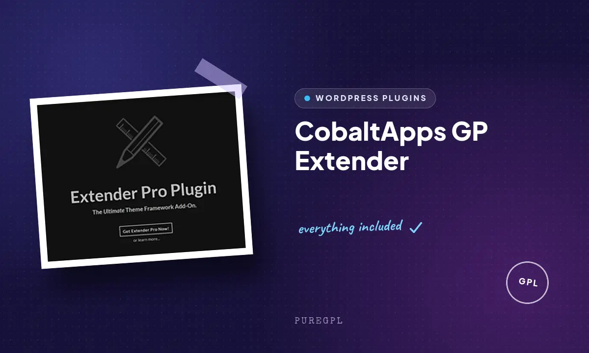 Cobaltapps | GP Extender