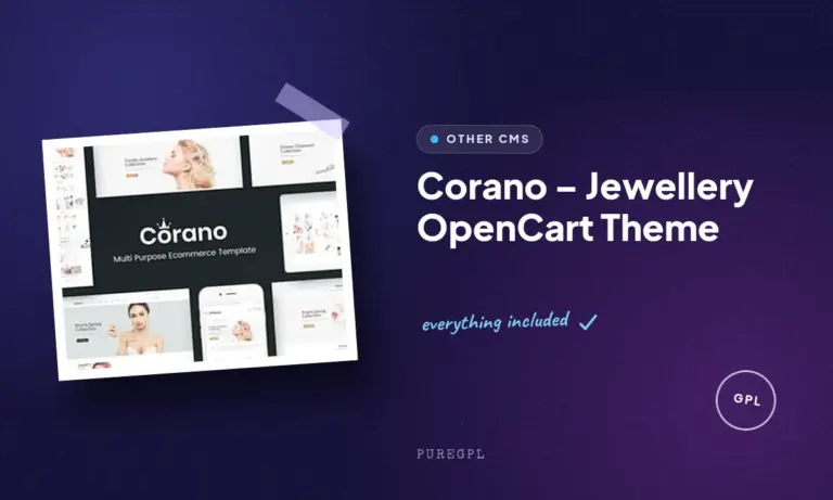 corano jewellery opencart theme