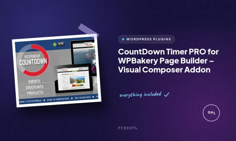 countdown timer pro for wpbakery page builder visual composer addon