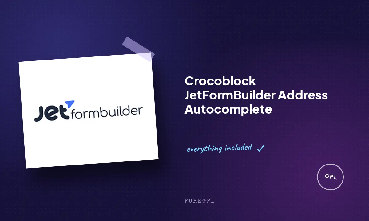 JetFormBuilder Address Autocomplete