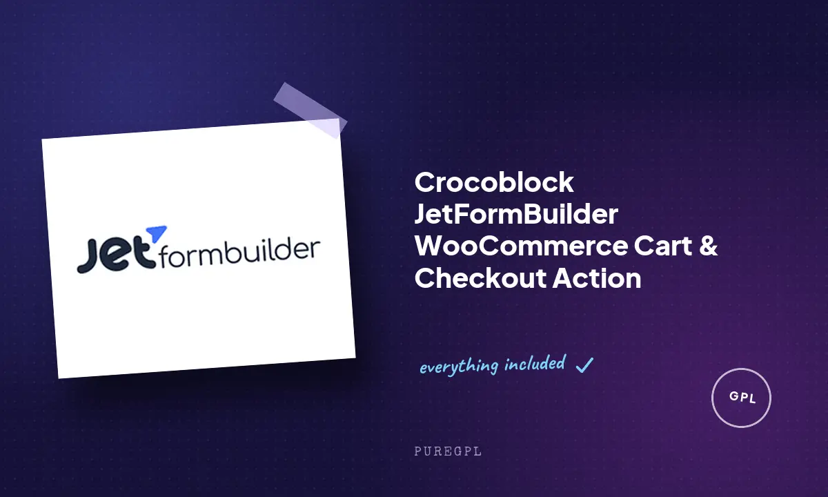 JetFormBuilder WooCommerce Cart & Checkout Action