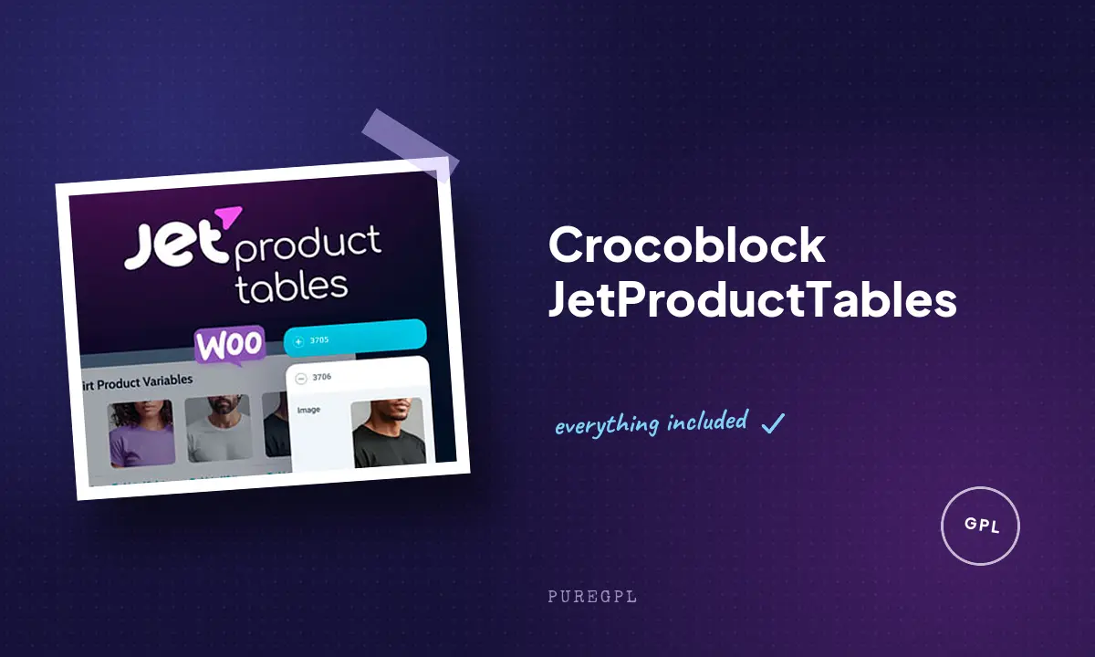 JetProductTables