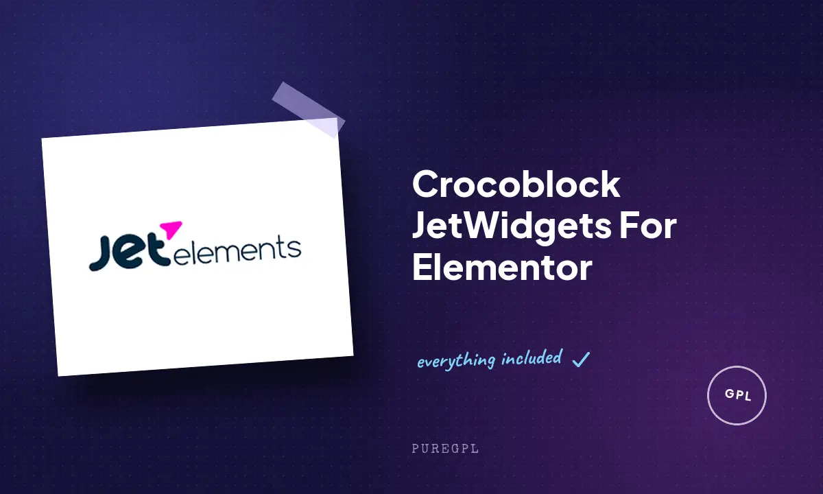 JetWidgets For Elementor