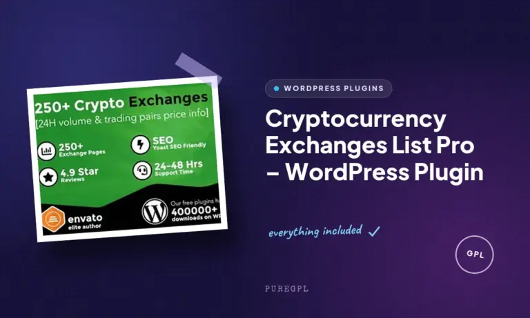 cryptocurrency exchanges list pro wordpress plugin