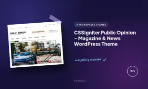 cssigniter public opinion magazine news wordpress theme
