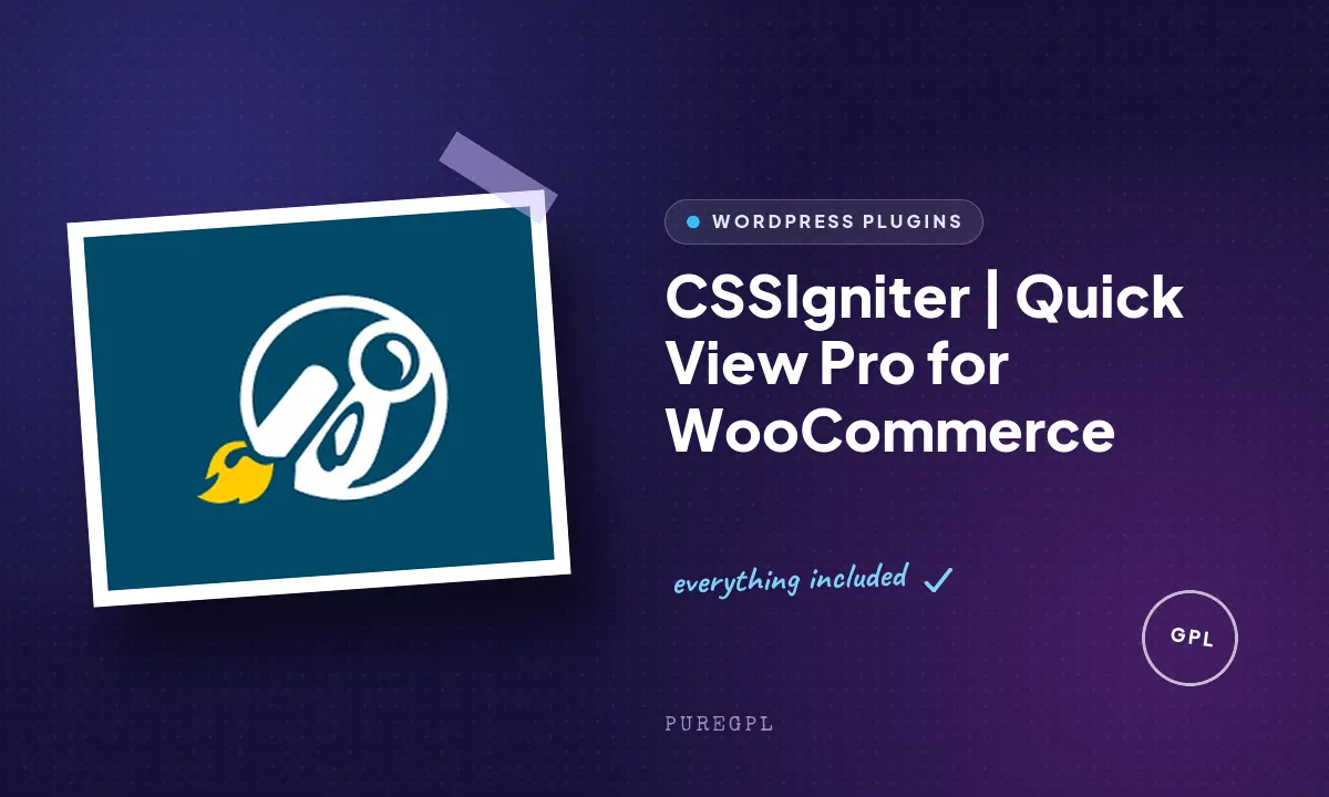 CSSIgniter | Quick View Pro for WooCommerce