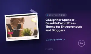cssigniter spencer beautiful wordpress theme for entrepreneurs and bloggers