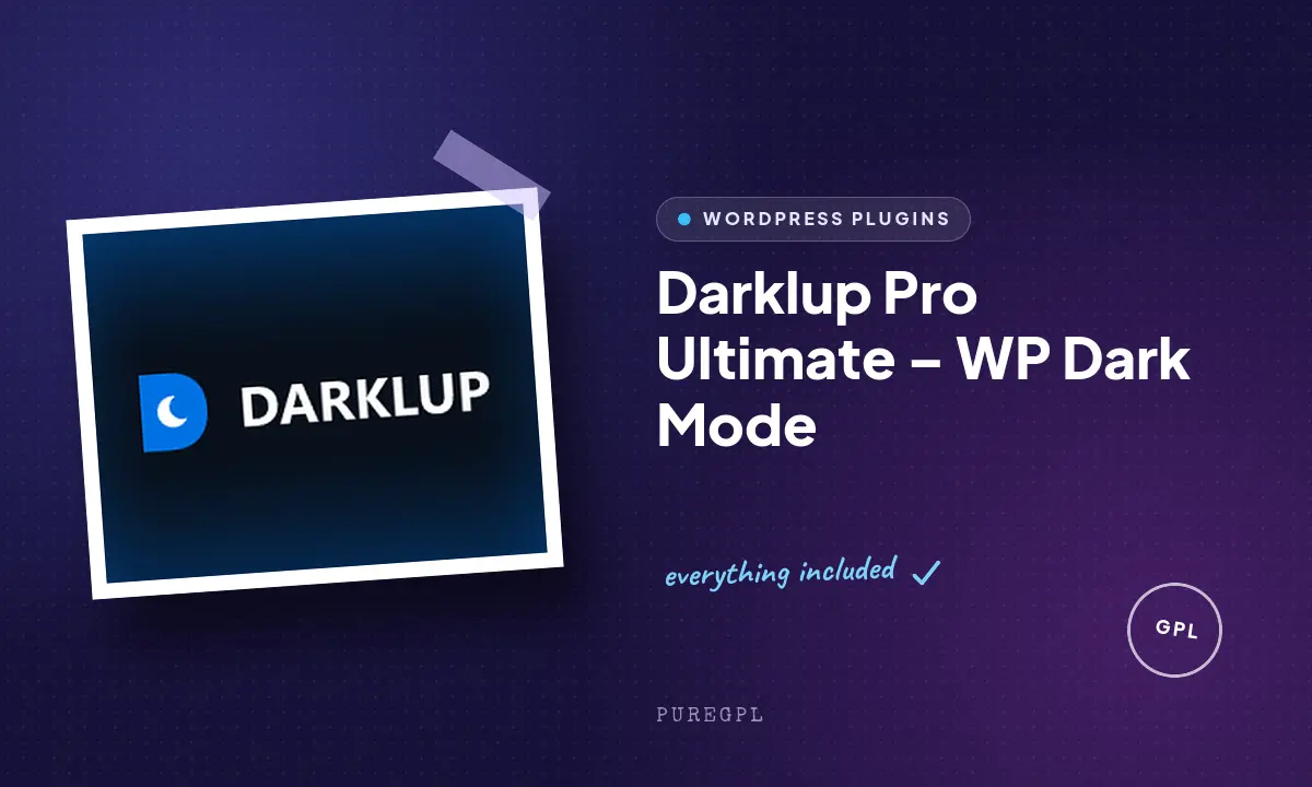 Darklup Pro Ultimate – WP Dark Mode