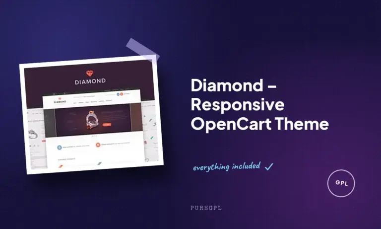 diamond responsive opencart theme