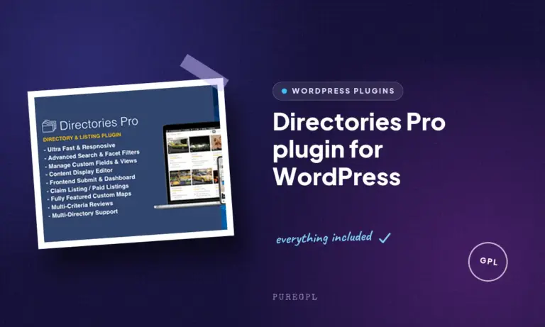 directories pro plugin for wordpress