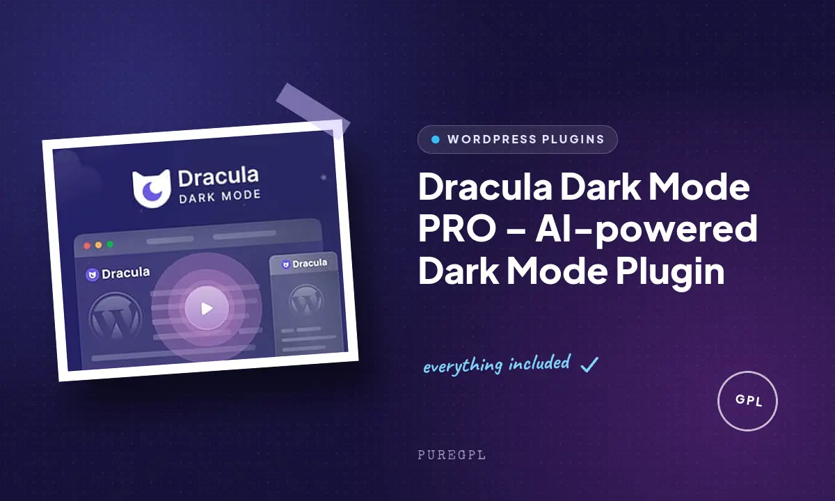 Dracula Dark Mode PRO – AI-powered Dark Mode Plugin