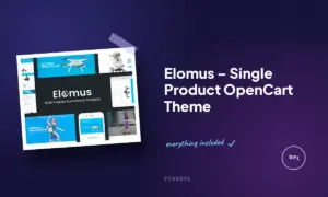 elomus single product opencart theme