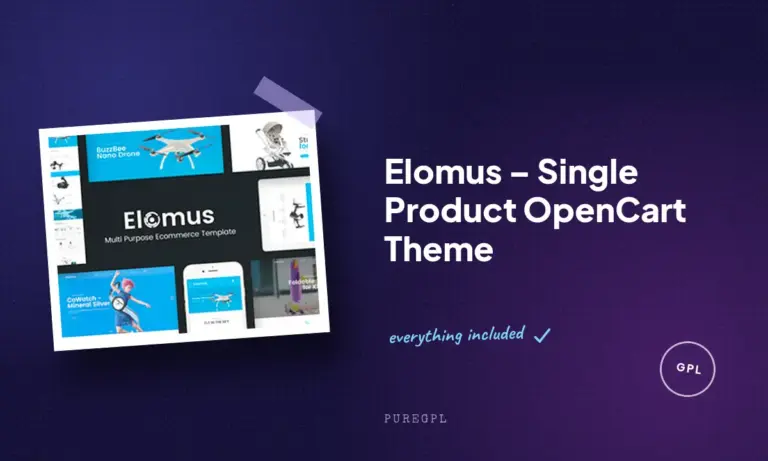 elomus single product opencart theme
