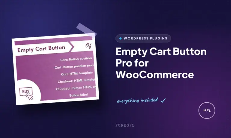 empty cart button pro for woocommerce