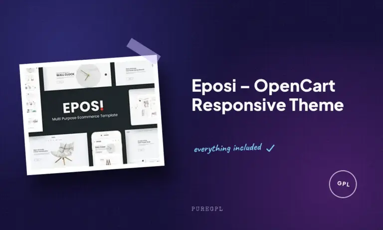 eposi opencart responsive theme