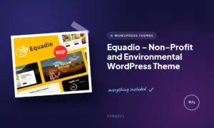 equadio non profit and environmental wordpress theme