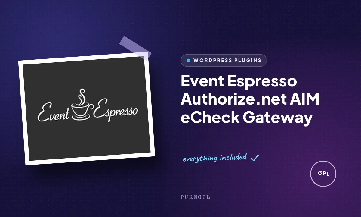 Authorize.net AIM eCheck Gateway