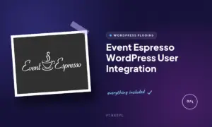 event espresso wordpress user integration