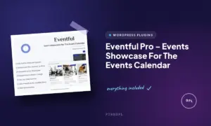eventful pro events showcase for the events calendar