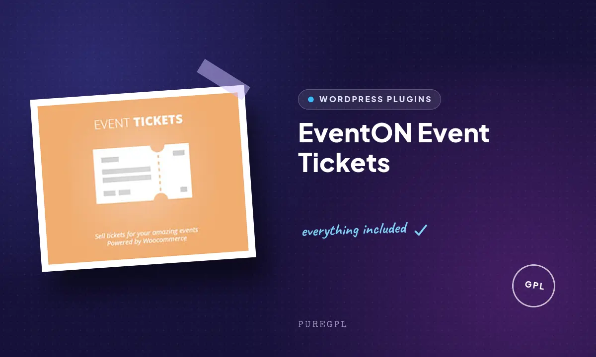 EventOn Event Tickets