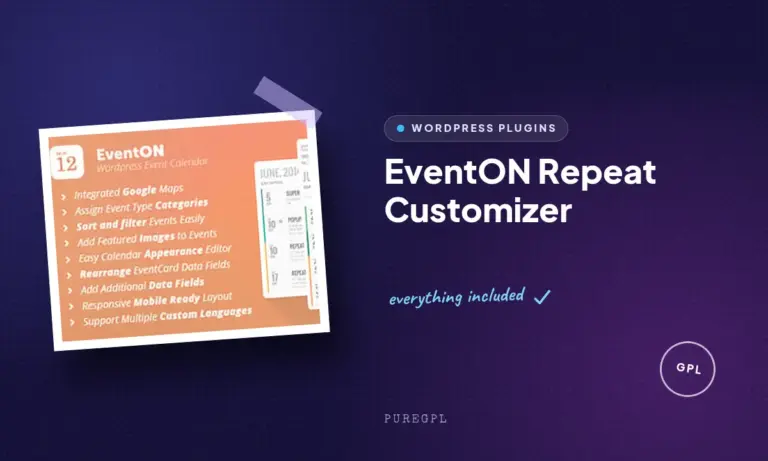 eventon repeat customizer