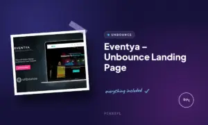 eventya unbounce landing page