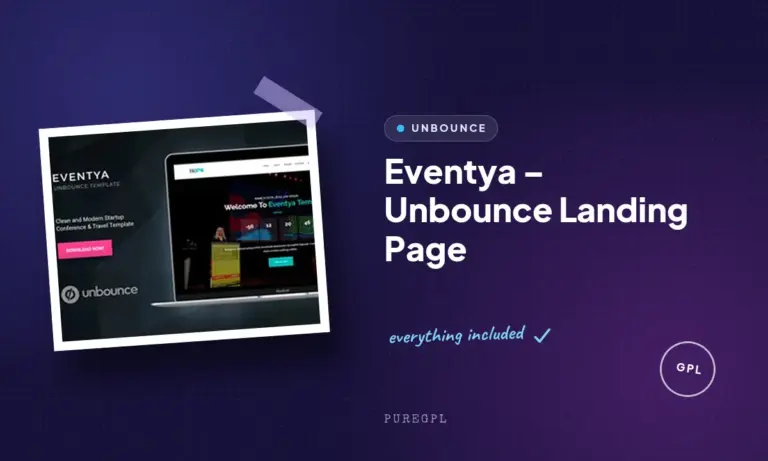 eventya unbounce landing page