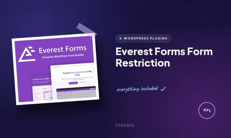 everest forms form restriction