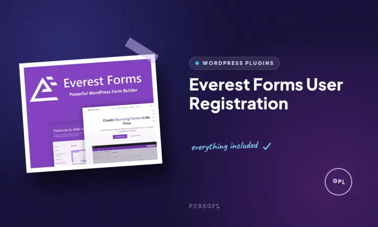 everest forms user registration