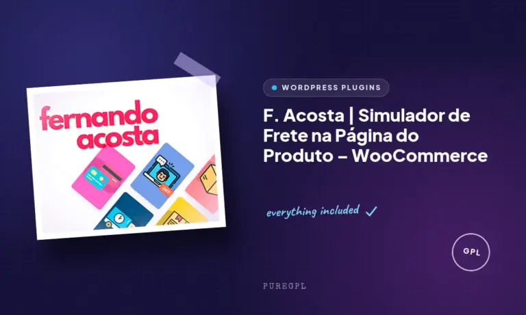 f acosta simulador de frete na pagina do produto woocommerce