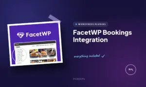 facetwp bookings integration