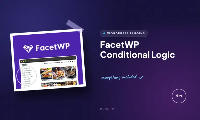 facetwp conditional logic