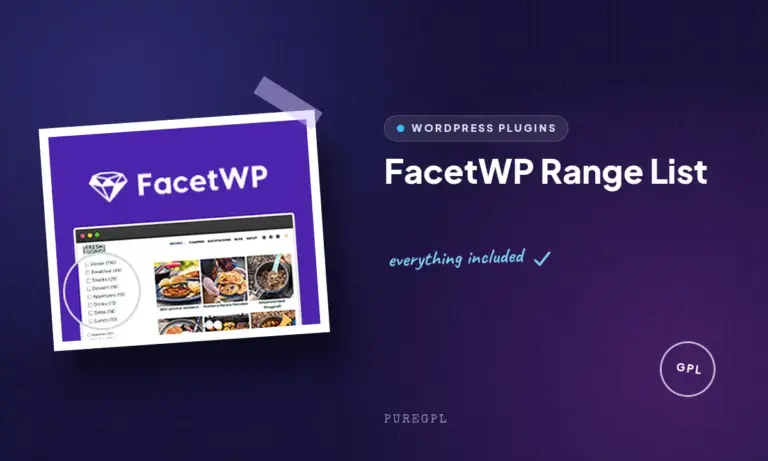 facetwp range list