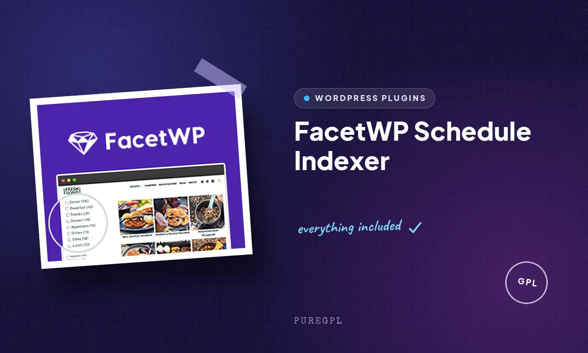 Facetwp | Schedule Indexer