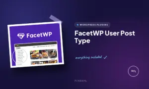 facetwp user post type